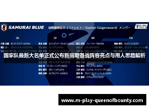 国家队最新大名单正式公布新周期备战阵容亮点与用人思路解析 国家队最新大名单正式公布新周期备战阵容亮点与用人思路解析